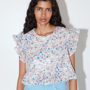 Zara Sequins Top